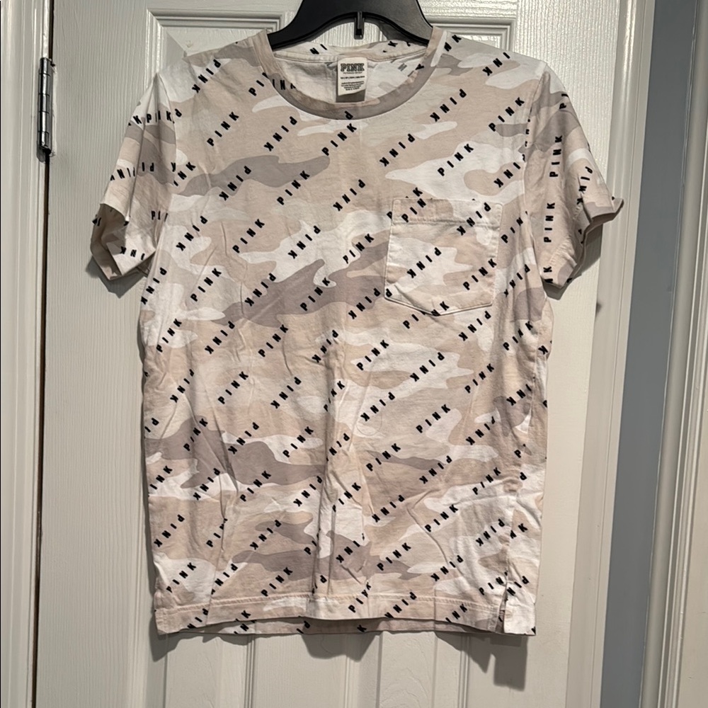 Victoria Secret PINK camo T-shirt